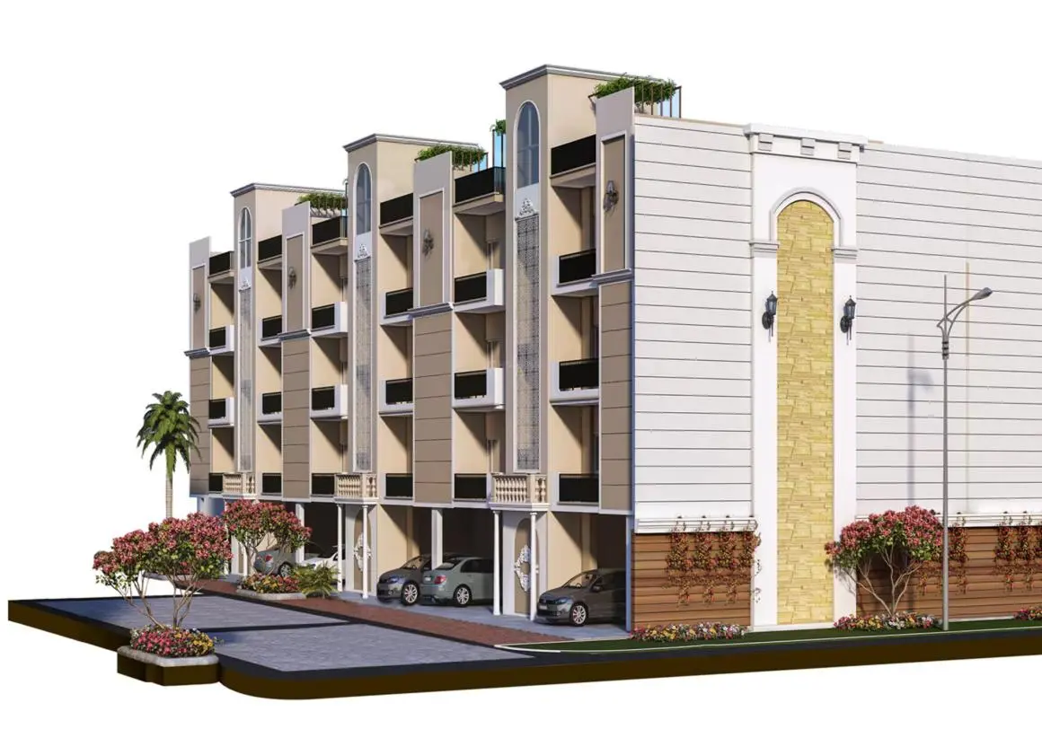 Prem Bansal Sapphire Court Zirakpur: Luxury 3 BHK Residential Apartments in Zirakpur – elevation