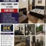 Fully Furnished 1BHK/Single Room in 1 Kanal House | Sector 16, Chandigarh | For Boys
