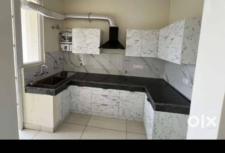 2 BHK semi-furnished flat