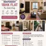 Modern 1BHK Home with Spacious Room, Stylish Interiors, Balcony, Parking, and Peaceful Neighborhood Living Today.
