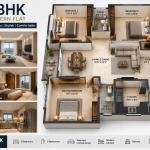 Budget Friendly 3BHK Flat