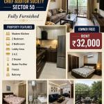 Luxury Fully Furnished 2BHK Flat in Chief Auditor Society, Sector 50 Chandigarh | Owner Free