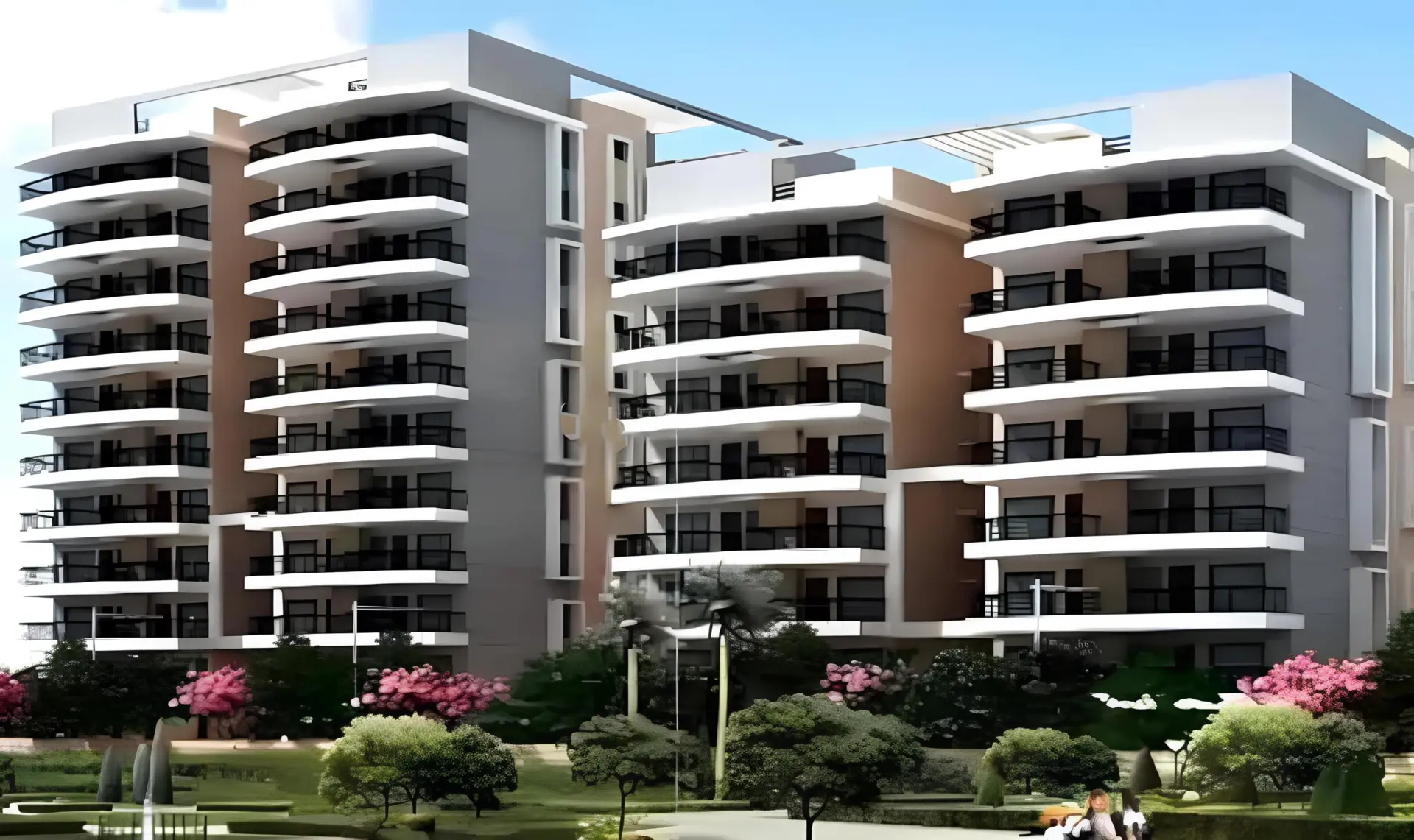 Green View Heights Zirakpur: Luxury 2BHK & 3BHK Apartments in Utrathiya | Best Residential Projects in Zirakpur – elevation