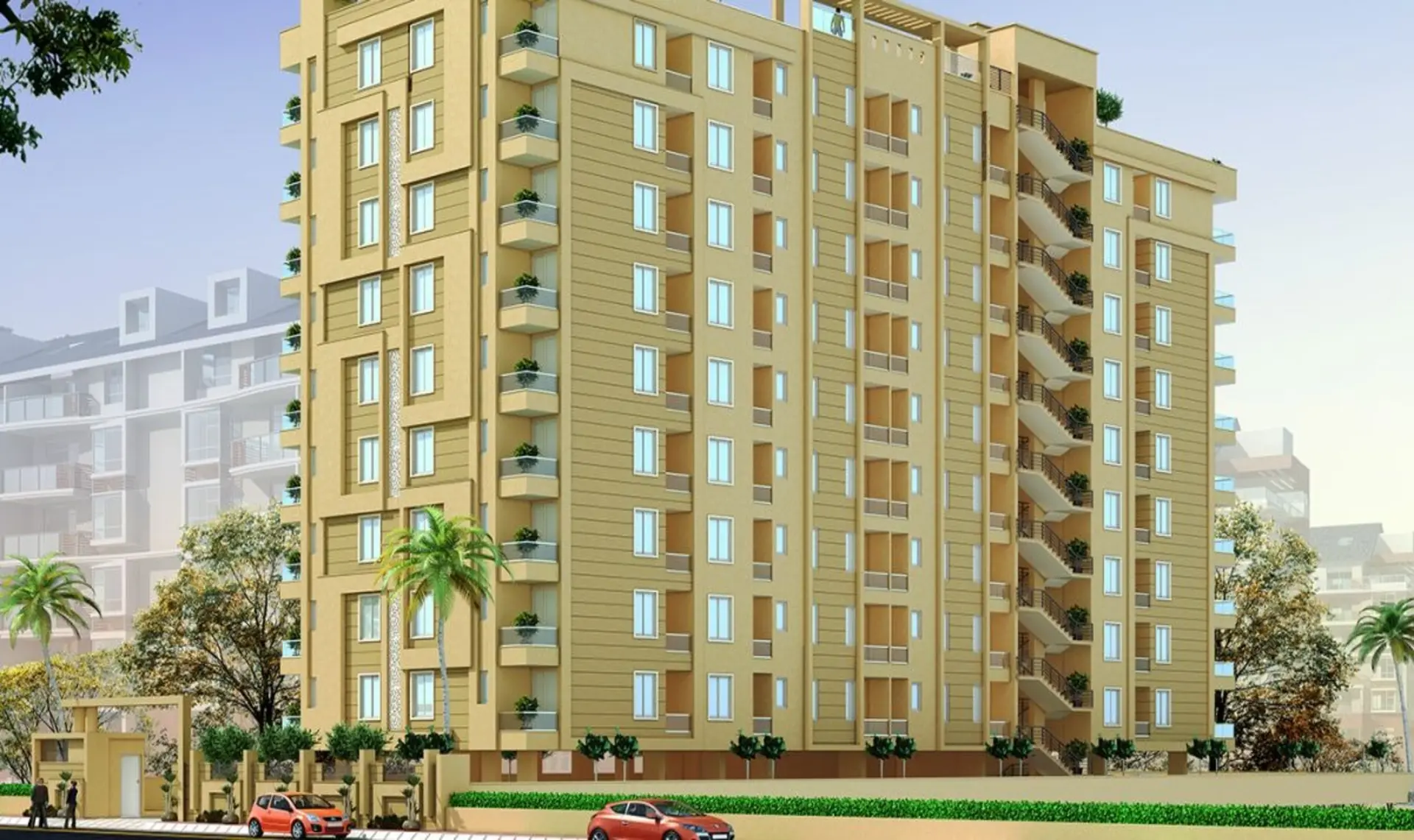 Shagun Apartments Sector 19 Panchkula: 3 BHK Residential Apartments | Best Real Estate Projects in Panchkula – elevation