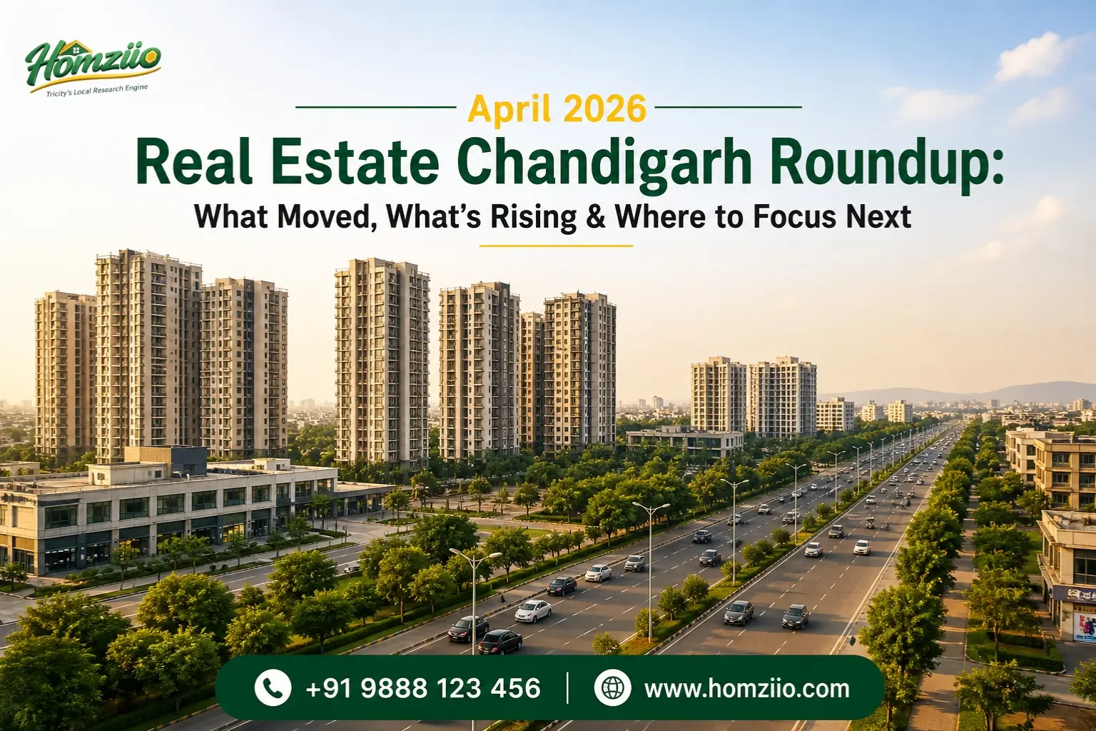 April 2026 Real Estate Chandigarh Roundup: What Moved, What’s Rising & Where to Focus Next