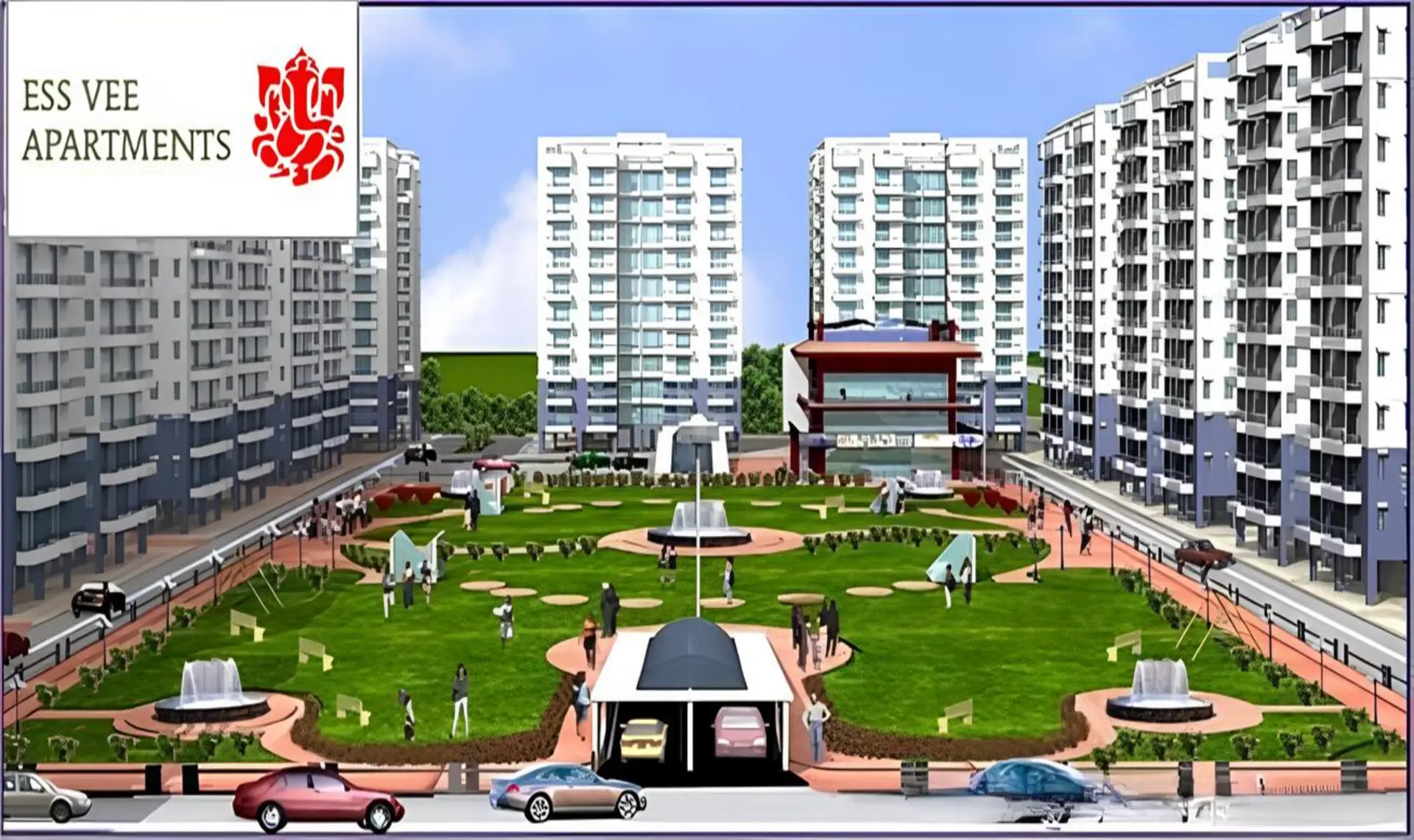 Samar Essvee Apartments Sector 20 Panchkula: Luxury 2/3 BHK Residential Apartments in Panchkula – elevation