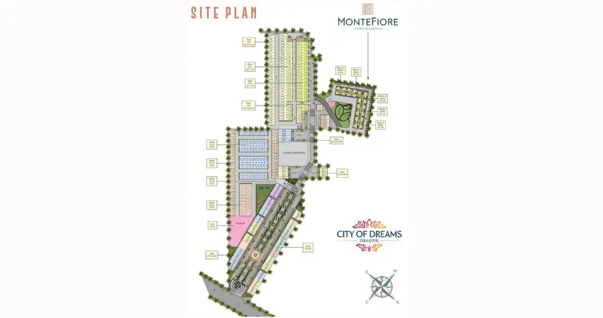 SBP Montefiore Zirakpur: Luxury 2 & 3 BHK High-Rise Apartments in Zirakpur – clubhouse