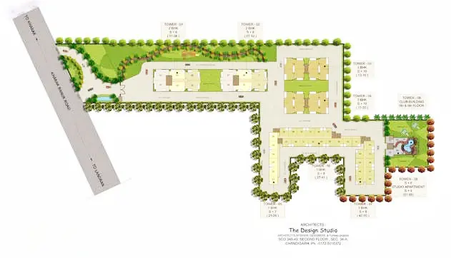 SBP North Valley Kharar Mohali: Best Residential Projects in Mohali | Affordable Apartments, High-Rise Society – interior