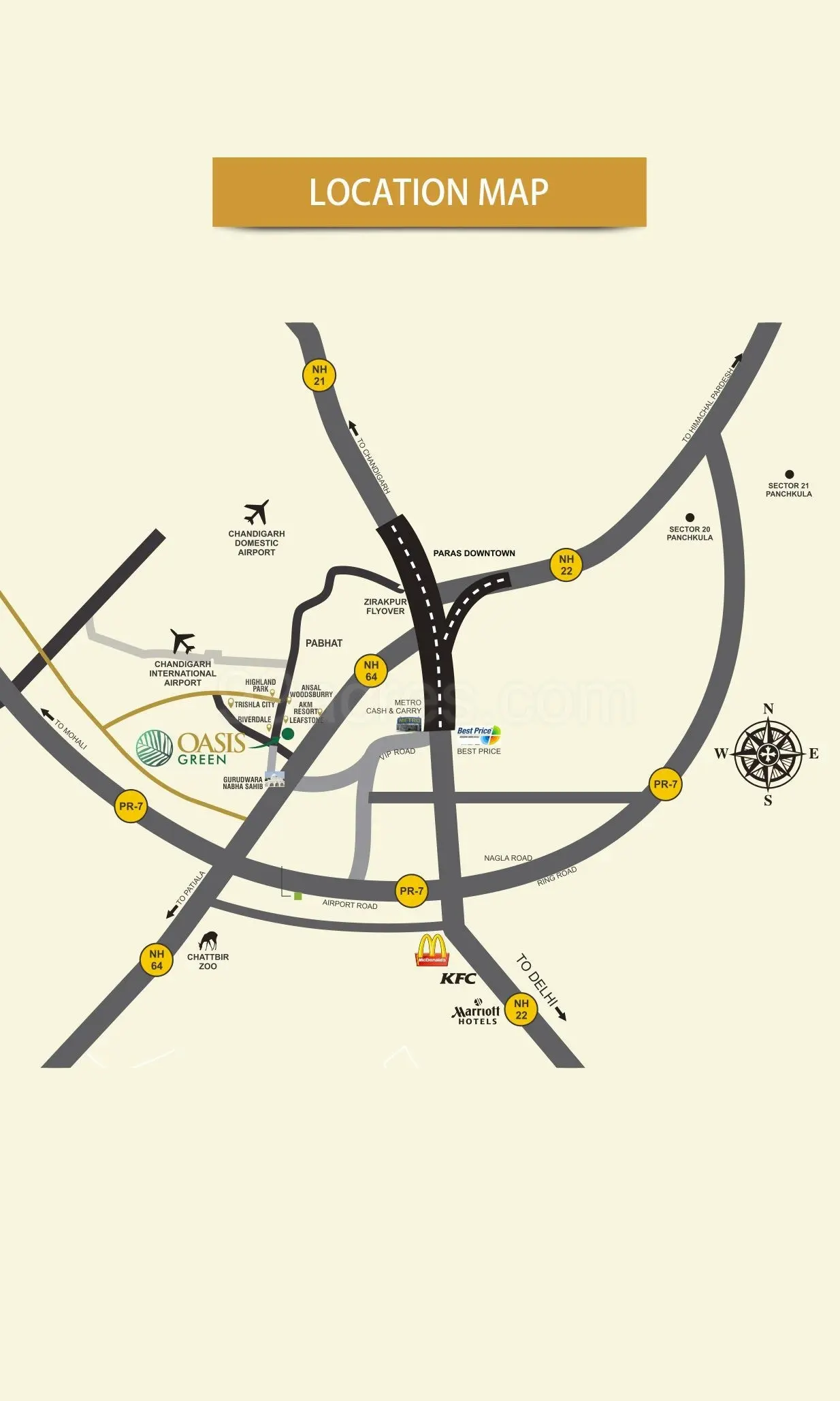 Oasis Green Gardens Sector 82 Mohali | Luxury High-End Residential Apartments Flats Project – amenities area