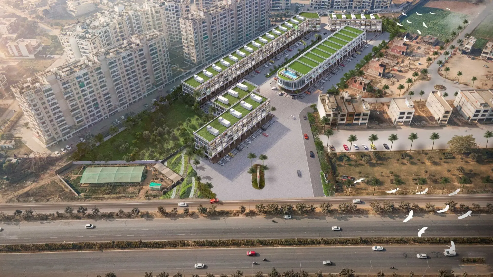TDI South Extension I & II - Residential Plots in Mohali, Commercial Projects in Mohali, High Rise Society in Mohali – clubhouse