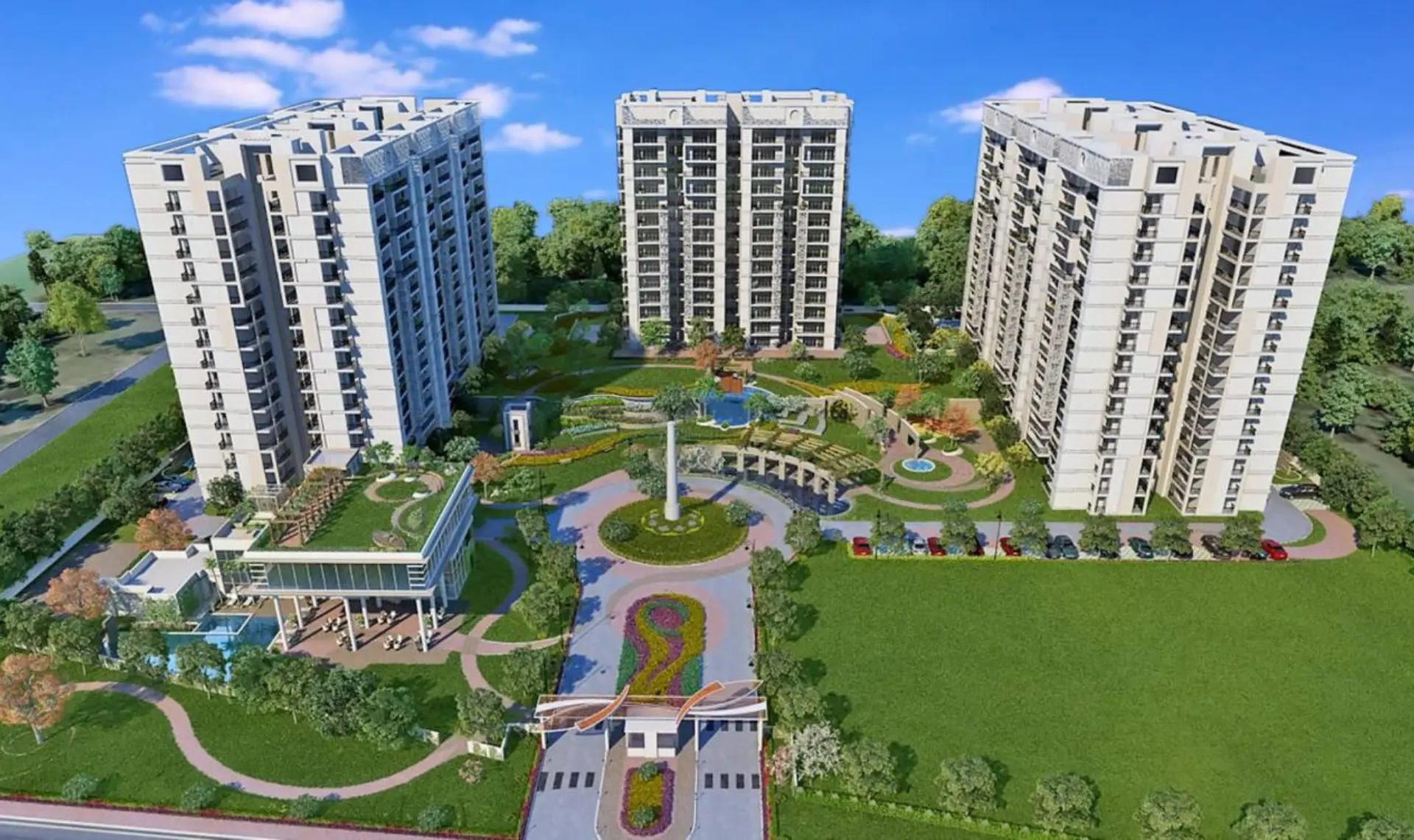 The Hermitage Park Dhakoli Zirakpur | Luxury 3BHK & 4BHK High-Rise Apartments in Zirakpur Residential Projects