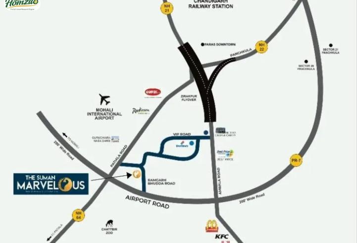 The Suman Marvelous VIP Road Zirakpur: Luxury 3 BHK High-Rise Apartments | Best Real Estate Projects in Zirakpur – gallery image 15