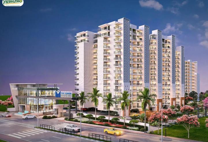 The Suman Marvelous VIP Road Zirakpur: Luxury 3 BHK High-Rise Apartments | Best Real Estate Projects in Zirakpur – elevation