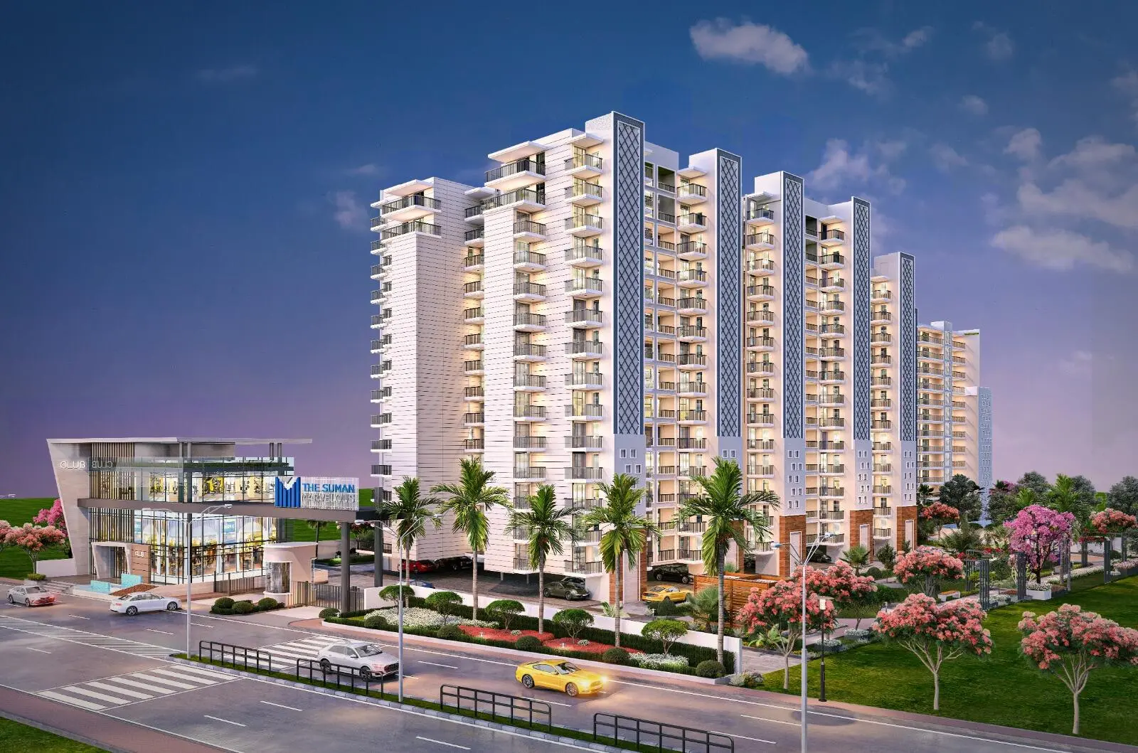 The Suman Marvelous VIP Road Zirakpur: Luxury 3 BHK High-Rise Apartments | Best Real Estate Projects in Zirakpur