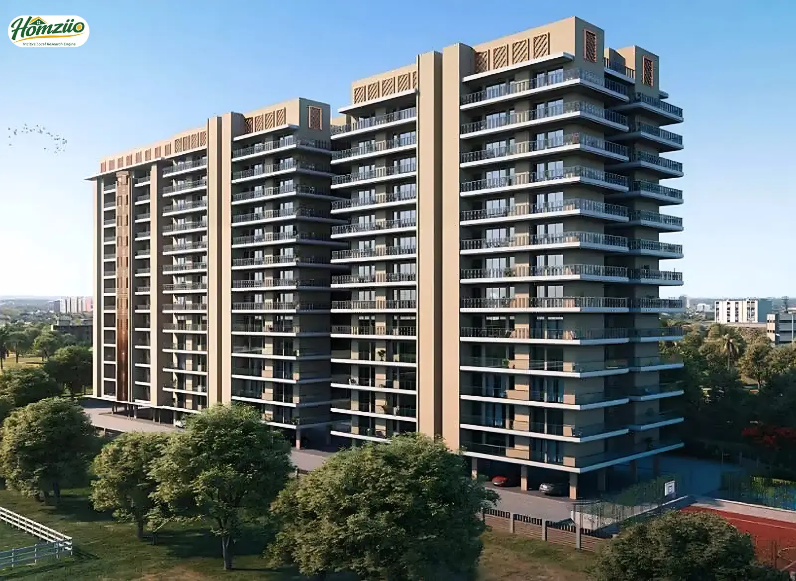 The Zirk Zirakpur – Premium 3 & 3+1 BHK Luxury Apartments on High Ground Road