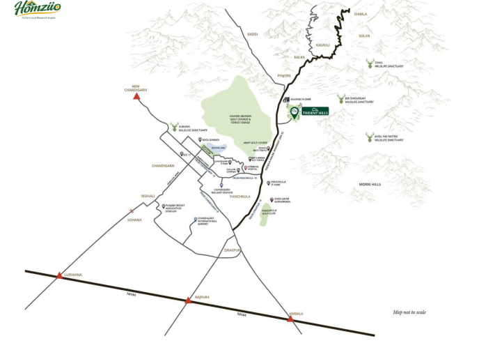Trident Hills Panchkula | Premium Flats Near Kasauli in Pinjaur – lobby