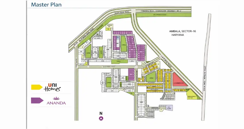 unitech-ananda-plots-homziio.webp