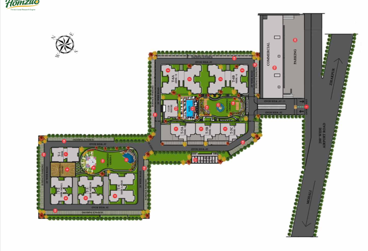 Uptown Skylla Aerocity Mohali: Luxury 2/3/4 BHK Apartments in Prime Location – lobby