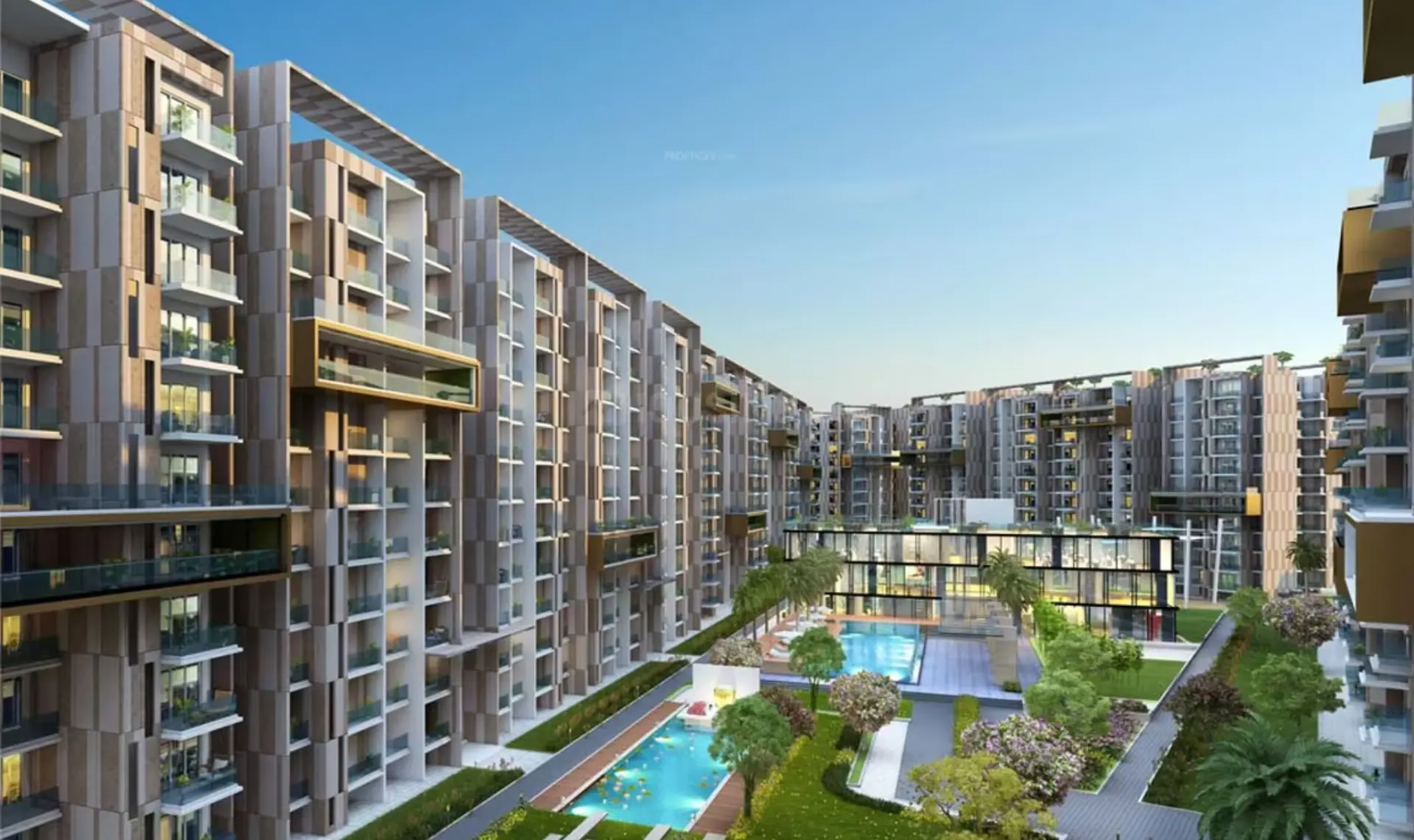 Vera Gold Mark Phase 2 Utrathiya Zirakpur | Luxury 3BHK, 4BHK & 5BHK High-Rise Apartments in Zirakpur – elevation