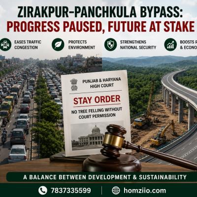 HC Stay Halts Zirakpur-Panchkula Bypass Over Tree Felling - Impact on tricity real estate 2026